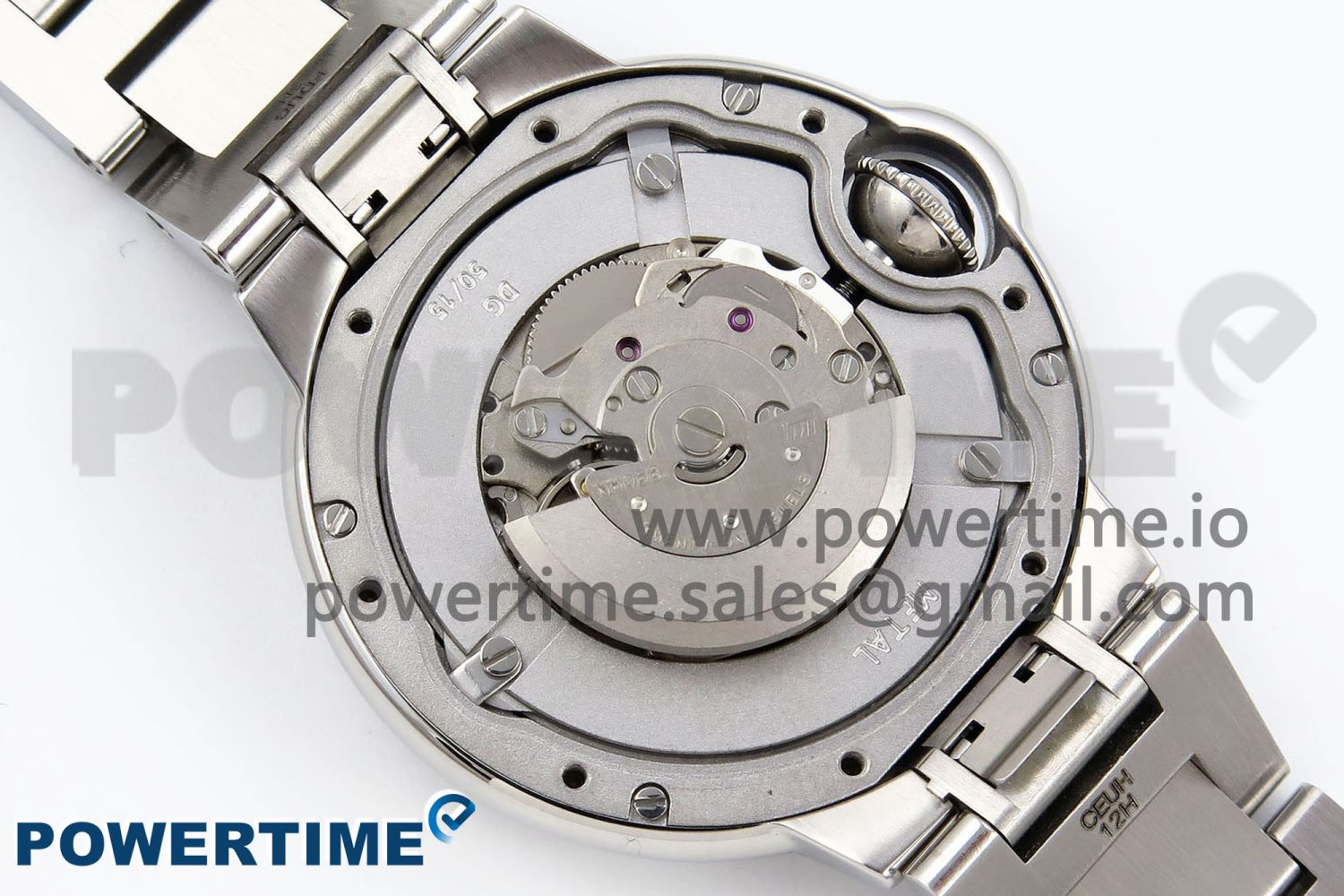 Ballon Bleu 33mm SS AF 1:1 Best Edition Silver Dial Diamonds Bezel on SS Bracelet SEIKO NH05A (Quick Release) - Image 11