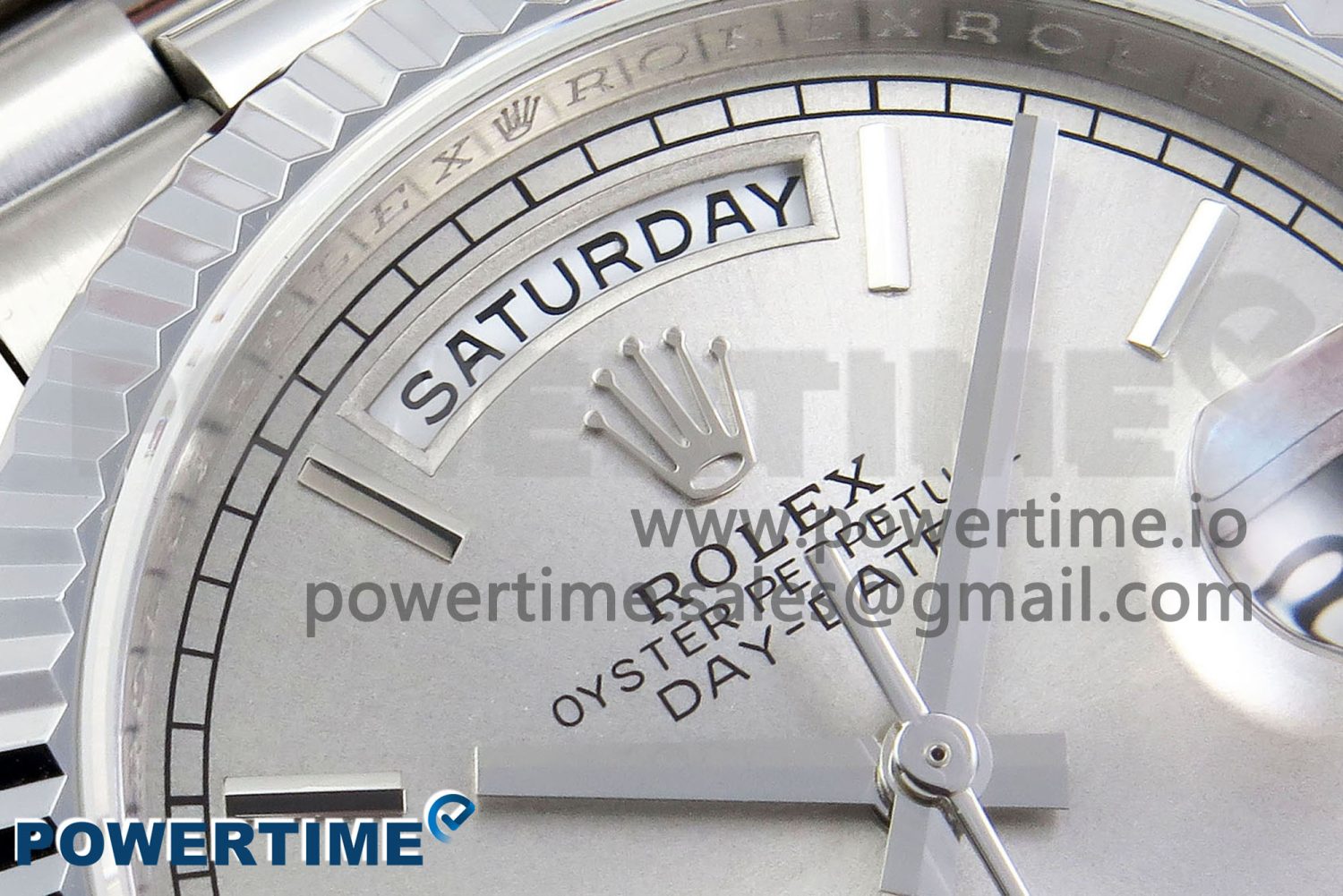 Day Date 36 SS TWSF Best Edition Silver Dial on SS Bracelet A2836 - Image 4