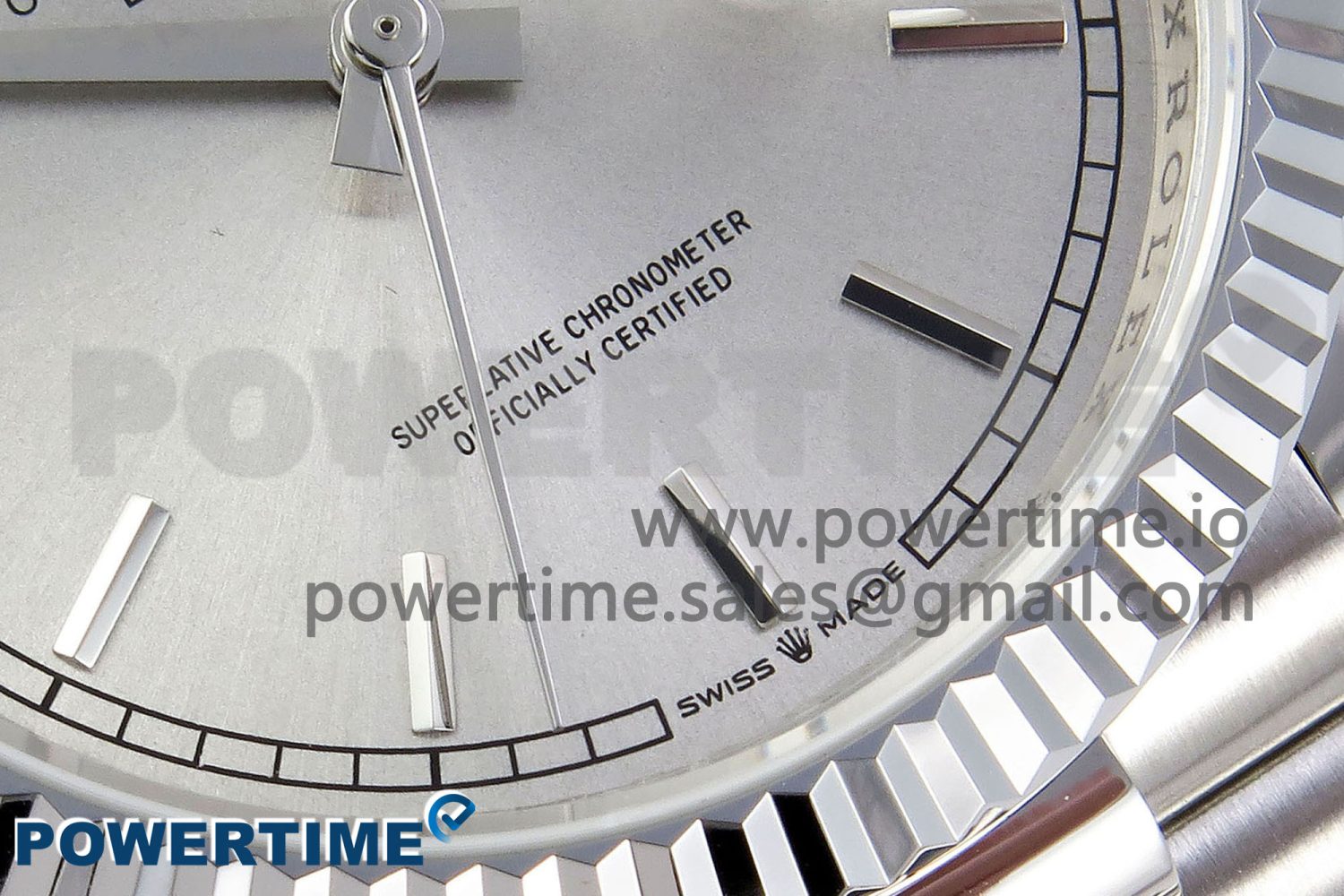 Day Date 36 SS TWSF Best Edition Silver Dial on SS Bracelet A2836 - Image 5