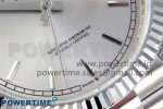 Day Date 36 SS TWSF Best Edition Silver Dial on SS Bracelet A2836 - Image 5