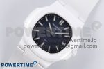 AET Nautilus 5711 White Ceramic AMGF Best Edition Blue Dial on White Rubber Strap MIYOTA 9015 - Image 2