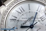 Ballon Bleu 33mm SS AF 1:1 Best Edition Silver Dial Diamonds Bezel on SS Bracelet SEIKO NH05A (Quick Release) - Image 4