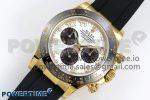 Daytona 116518 QF 1:1 Best Edition White/Black Numeral Dial on Oysterflex Strap SH4130 V3 (Gain Weight) - Image 2