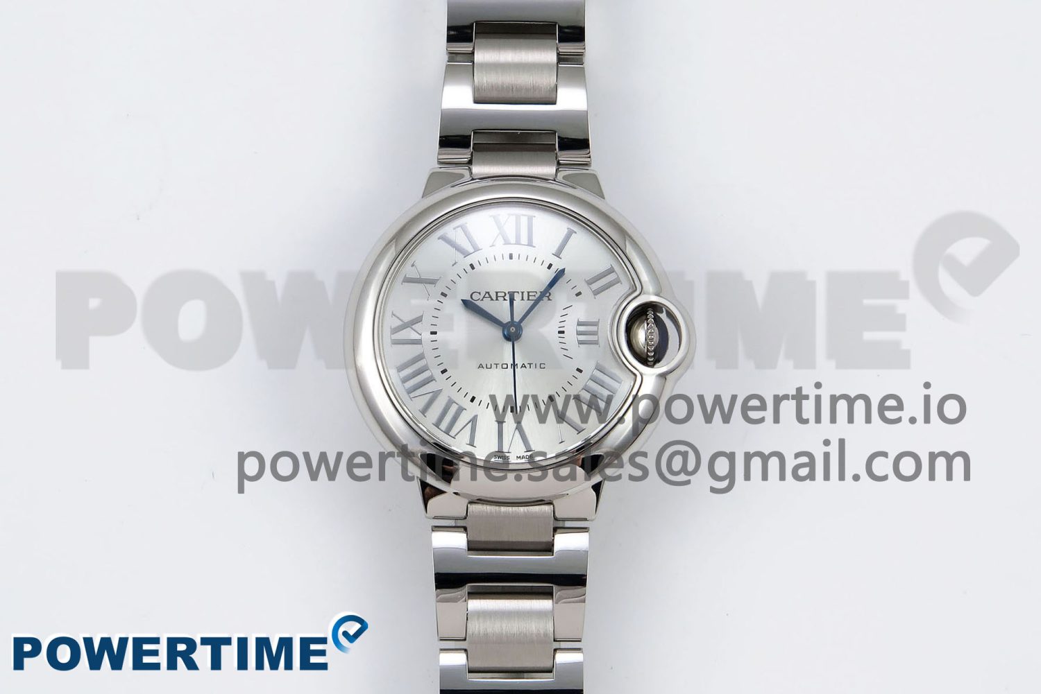 Ballon Bleu 33mm SS AF 1:1 Best Edition Silver Dial on SS Bracelet SEIKO NH05A - Image 1