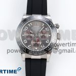Daytona 116519 QF 1:1 Best Edition Gray Numeral Dial on Oysterflex Strap SH4130 V3 (Gain Weight)
