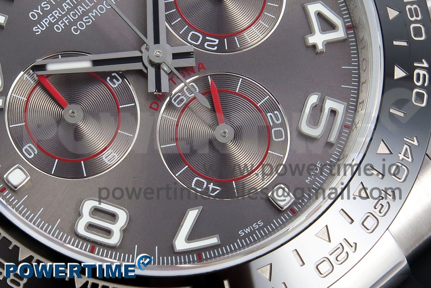 Daytona 116519 QF 1:1 Best Edition Gray Numeral Dial on Oysterflex Strap SH4130 V3 (Gain Weight) - Image 4