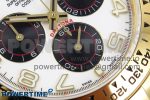 Daytona 116508 QF 1:1 Best Edition White/Black Numeral Dial on YG Bracelet SH4130 V3 (Gain Weight) - Image 5