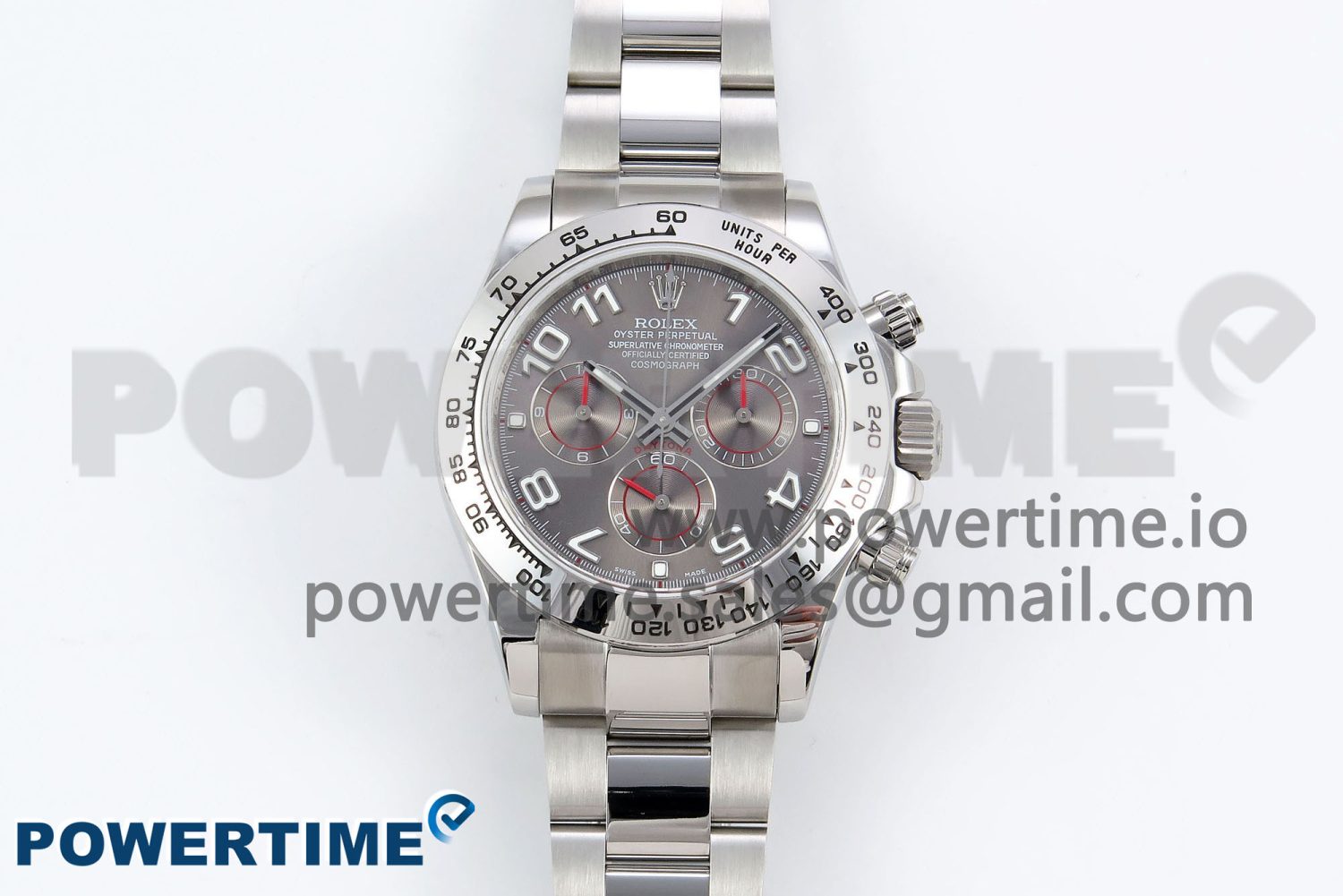 Daytona 116519 QF 1:1 Best Edition Gray Numeral Dial on Oysterflex Strap SH4130 V3 (Gain Weight) - Image 1