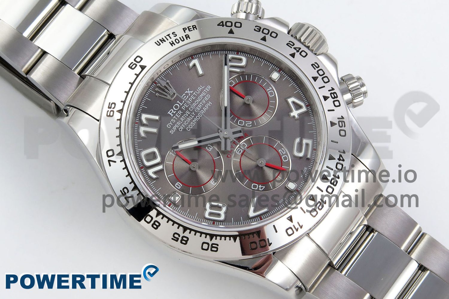 Daytona 116519 QF 1:1 Best Edition Gray Numeral Dial on Oysterflex Strap SH4130 V3 (Gain Weight) - Image 3