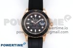 Yacht-Master 126655 KF 1:1 Best Edition RG Wrapped on Oysterflex Strap VR3235 (Gen Weight)
