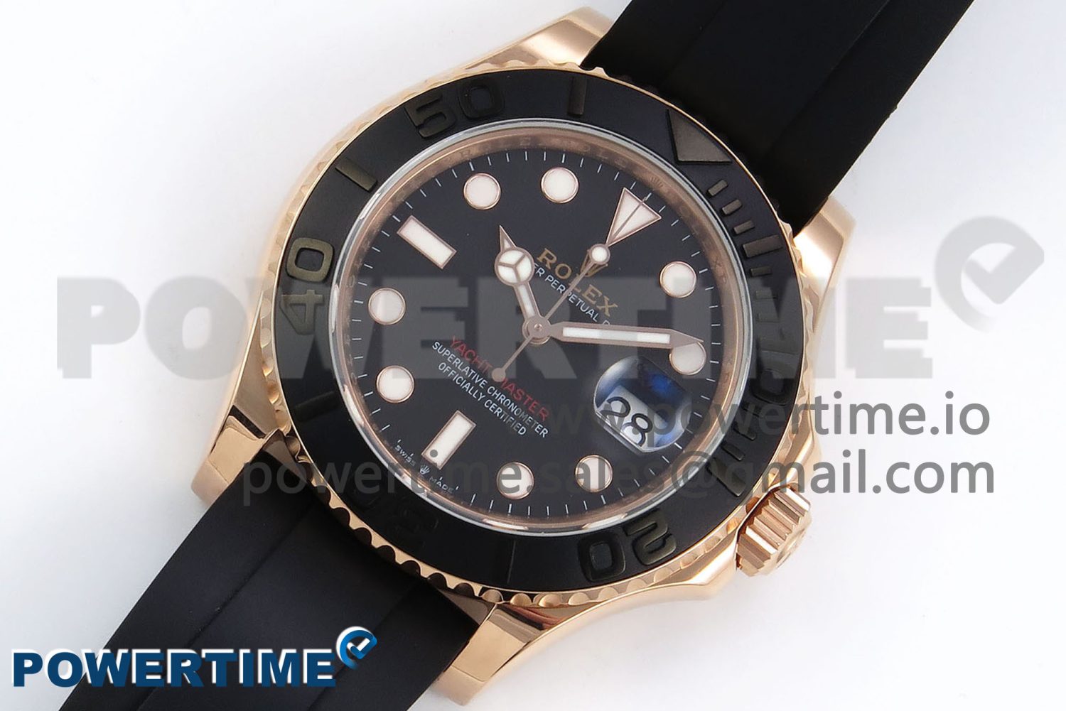 Yacht-Master 126655 KF 1:1 Best Edition RG Wrapped on Oysterflex Strap VR3235 (Gen Weight) - Image 2