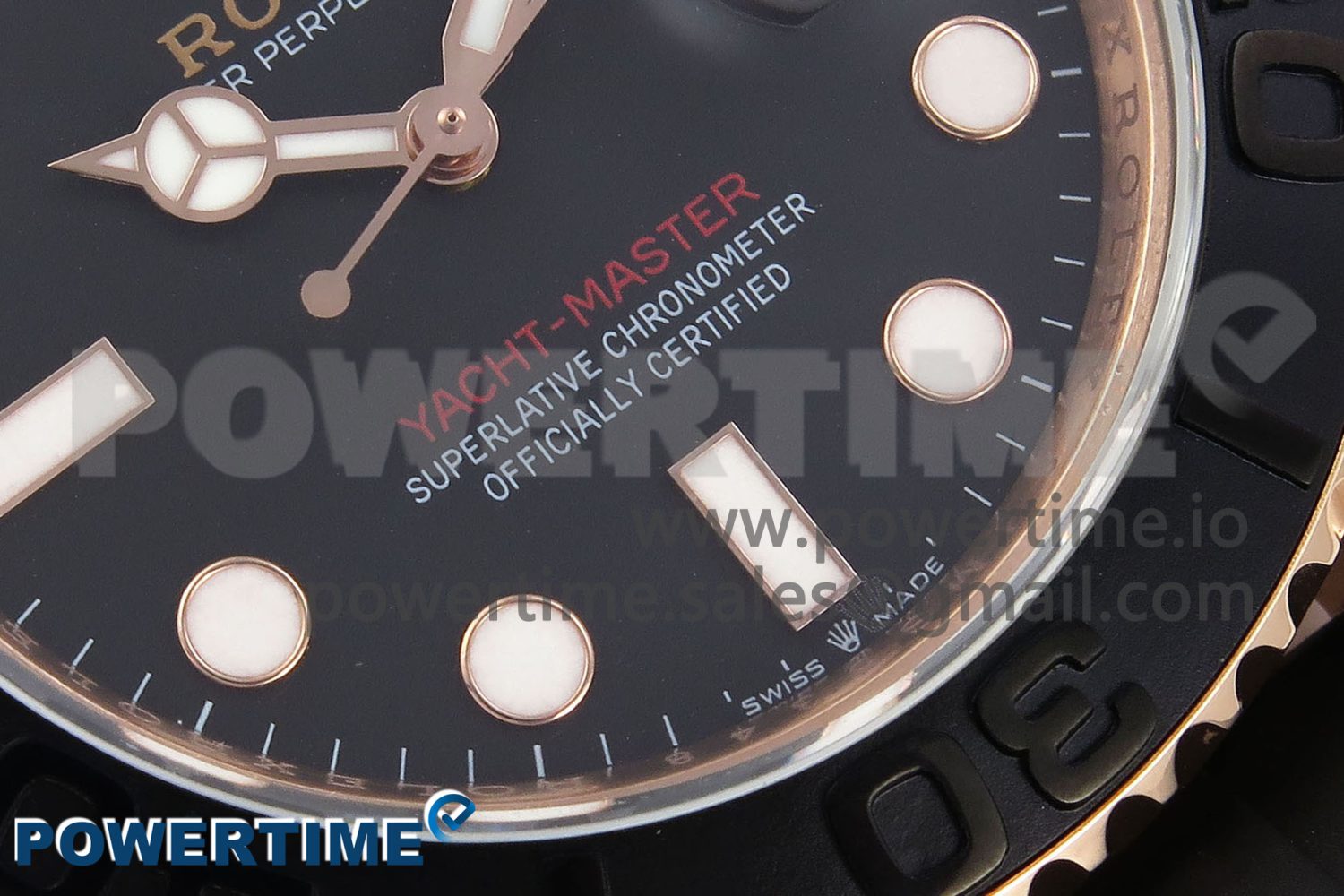 Yacht-Master 126655 KF 1:1 Best Edition RG Wrapped on Oysterflex Strap VR3235 (Gen Weight) - Image 5