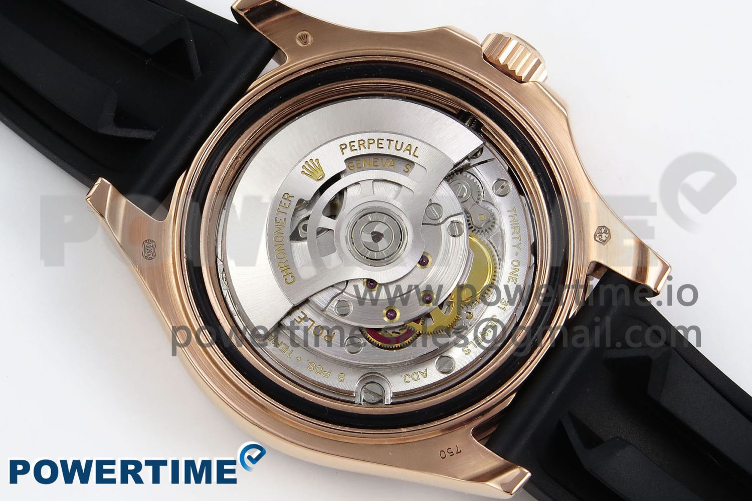 Yacht-Master 126655 KF 1:1 Best Edition RG Wrapped on Oysterflex Strap VR3235 (Gen Weight) - Image 9