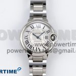 Ballon Bleu 33mm SS AF 1:1 Best Edition White Dial on SS Bracelet SEIKO NH05A