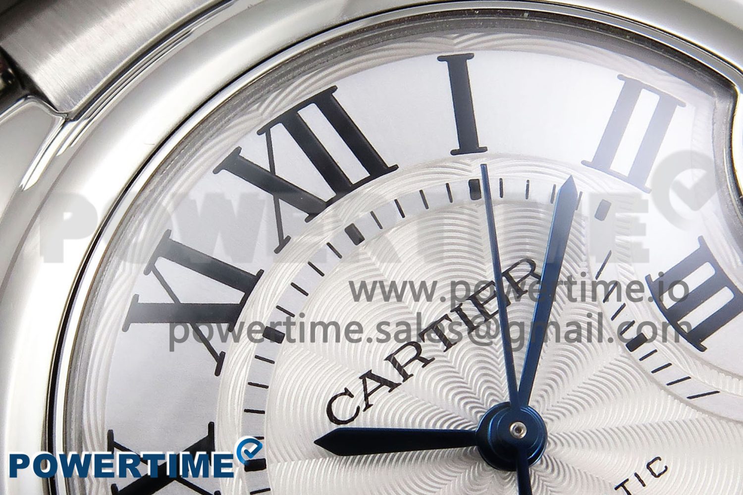 Ballon Bleu 33mm SS AF 1:1 Best Edition White Dial on SS Bracelet SEIKO NH05A - Image 4
