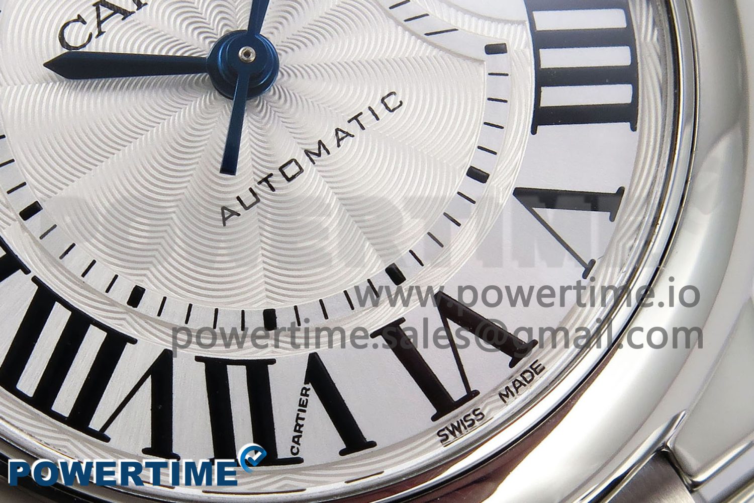 Ballon Bleu 33mm SS AF 1:1 Best Edition White Dial on SS Bracelet SEIKO NH05A - Image 5