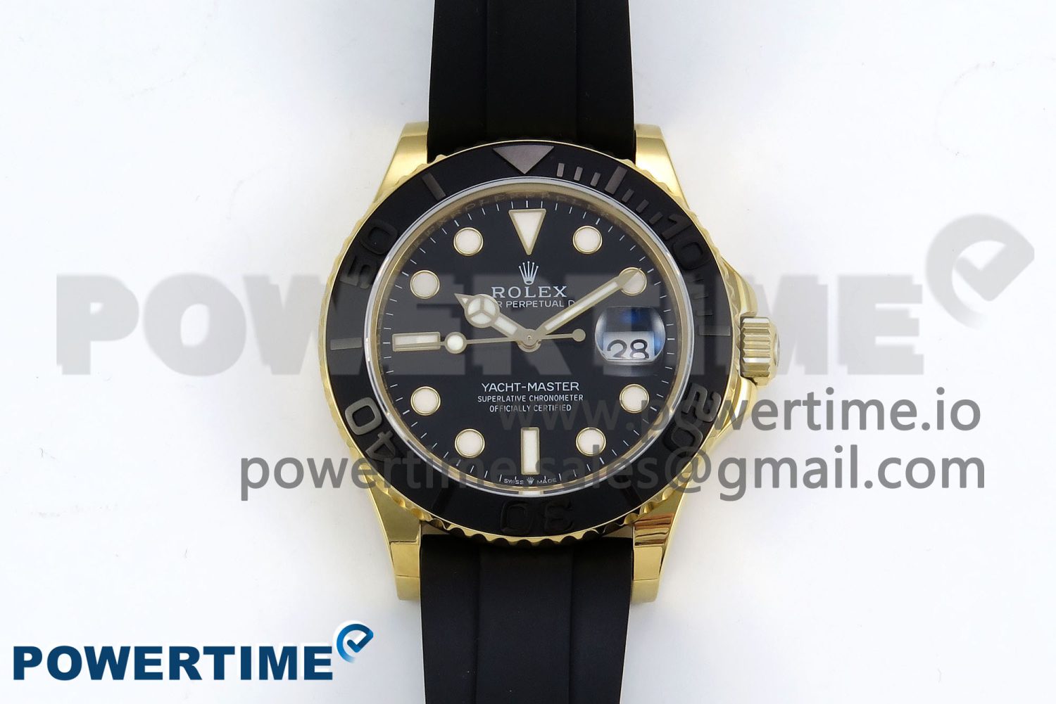Yacht-Master 226658 KF 1:1 Best Edition YG Wrapped on Oysterflex Strap VR3235 (Gen Weight) - Image 1