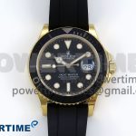 Yacht-Master 226658 KF 1:1 Best Edition YG Wrapped on Oysterflex Strap VR3235 (Gen Weight)