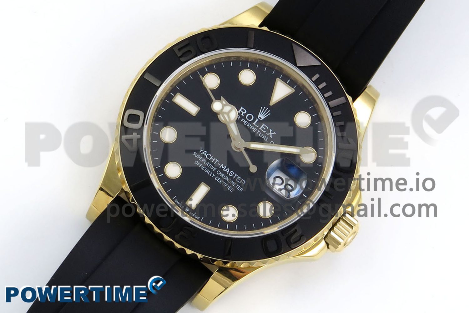 Yacht-Master 226658 KF 1:1 Best Edition YG Wrapped on Oysterflex Strap VR3235 (Gen Weight) - Image 2
