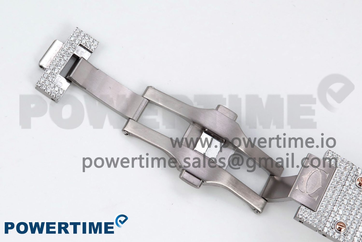 Santos De 40mm TWF 1:1 Best Edition White Dial 904L SS/RG Case and Bracelet A2824 - Image 13