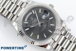 DayDate 40 228238 ARF 904L Steel Grey Stick Dial on President Bracelet VR3255 - Image 3