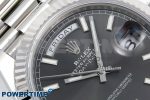 DayDate 40 228238 ARF 904L Steel Grey Stick Dial on President Bracelet VR3255 - Image 4