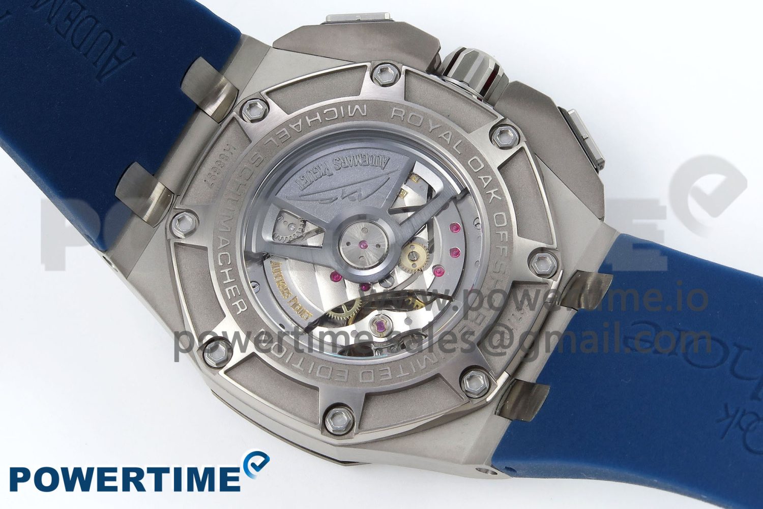 Royal Oak Offshore Schumacher APF Best Edition Gray/Blue Dial on Blue Rubber Strap A3126 - Image 8