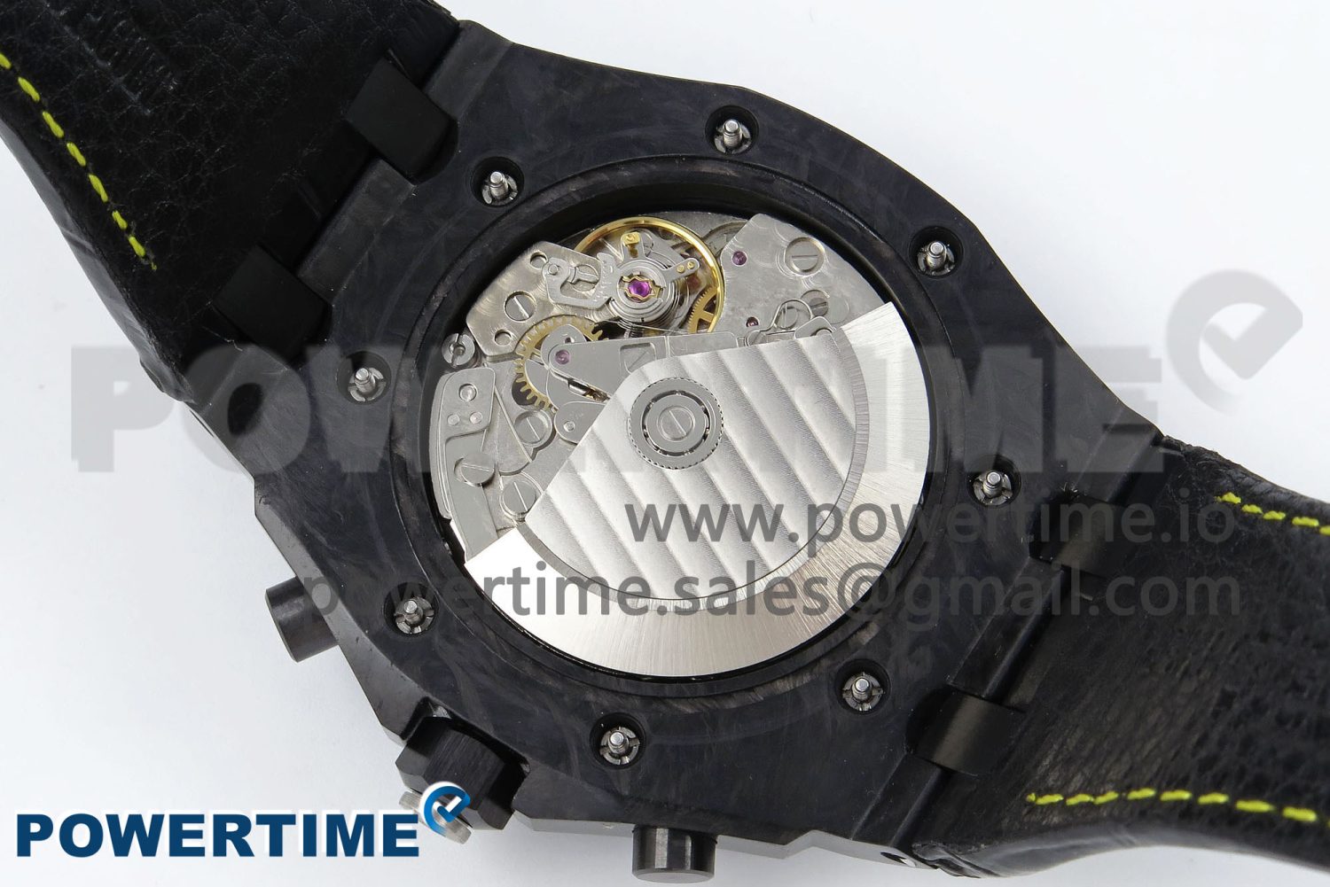 Royal Oak Offshore ‘Bumble Bee’ APF Best Edition on Black Rubber Strap A3126 - Image 10