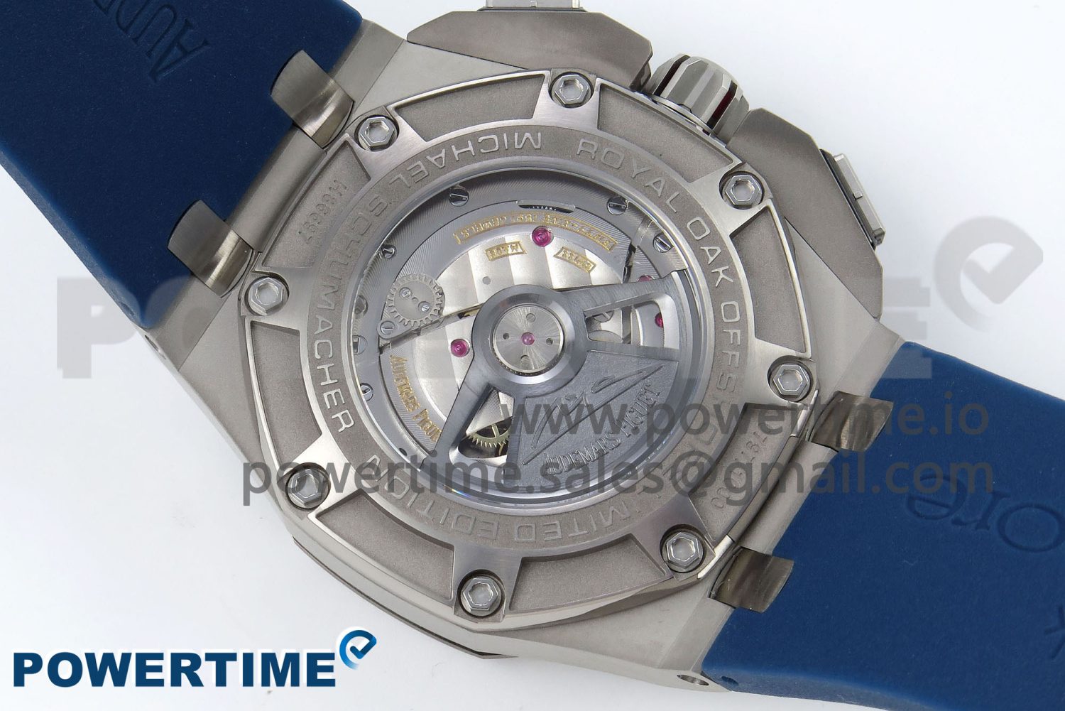 Royal Oak Offshore Schumacher APF Best Edition Gray/Blue Dial on Blue Rubber Strap A3126 - Image 9
