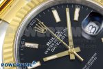 DateJust 41 126333 Clean 1:1 Best Edition 904L Steel Black Stick Dial on SS/YG Oyster Bracelet VR3235 - Image 4