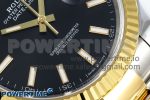 DateJust 41 126333 Clean 1:1 Best Edition 904L Steel Black Stick Dial on SS/YG Oyster Bracelet VR3235 - Image 5