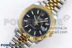 DateJust 41 126333 Clean 1:1 Best Edition 904L Steel Black Stick Dial on SS/YG Jubilee Bracelet VR3235 - Image 2