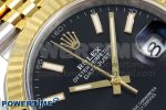 DateJust 41 126333 Clean 1:1 Best Edition 904L Steel Black Stick Dial on SS/YG Jubilee Bracelet VR3235 - Image 4
