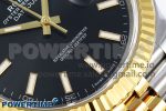 DateJust 41 126333 Clean 1:1 Best Edition 904L Steel Black Stick Dial on SS/YG Jubilee Bracelet VR3235 - Image 5
