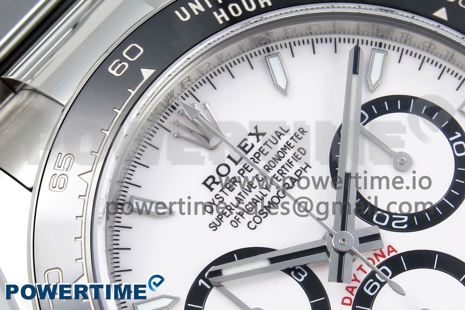 2023 Daytona 126500 AR+F 1:1 Best Edition 904L SS Case and Bracelet White Dial SA4131 - Image 4