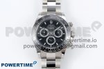 2023 Daytona 126500 AR+F 1:1 Best Edition 904L SS Case and Bracelet Black Dial SA4131