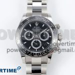 2023 Daytona 126500 AR+F 1:1 Best Edition 904L SS Case and Bracelet Black Dial SA4131