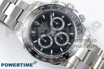 2023 Daytona 126500 AR+F 1:1 Best Edition 904L SS Case and Bracelet Black Dial SA4131 - Image 3