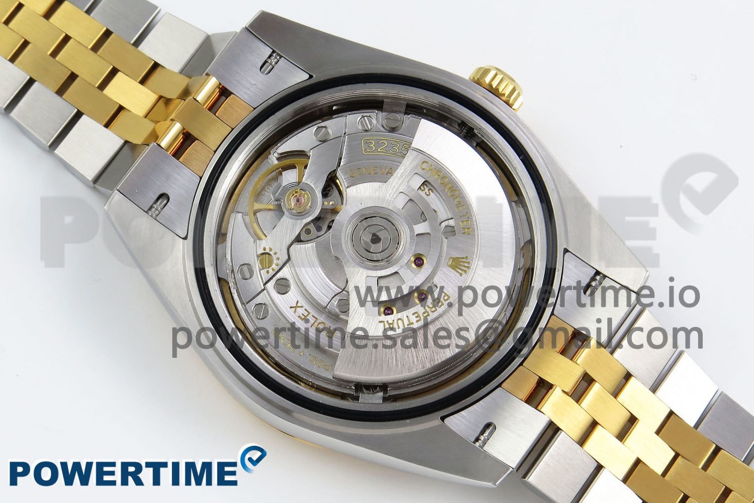 DateJust 41 126333 Clean 1:1 Best Edition 904L Steel Gray Dial Green Roman Marker on SS/YG Oyster Bracelet VR3235 - Image 8