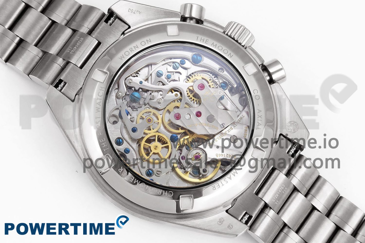 Speedmaster SS RMF Best Edition White Dial on SS Bracelet Lemania HW - Image 8