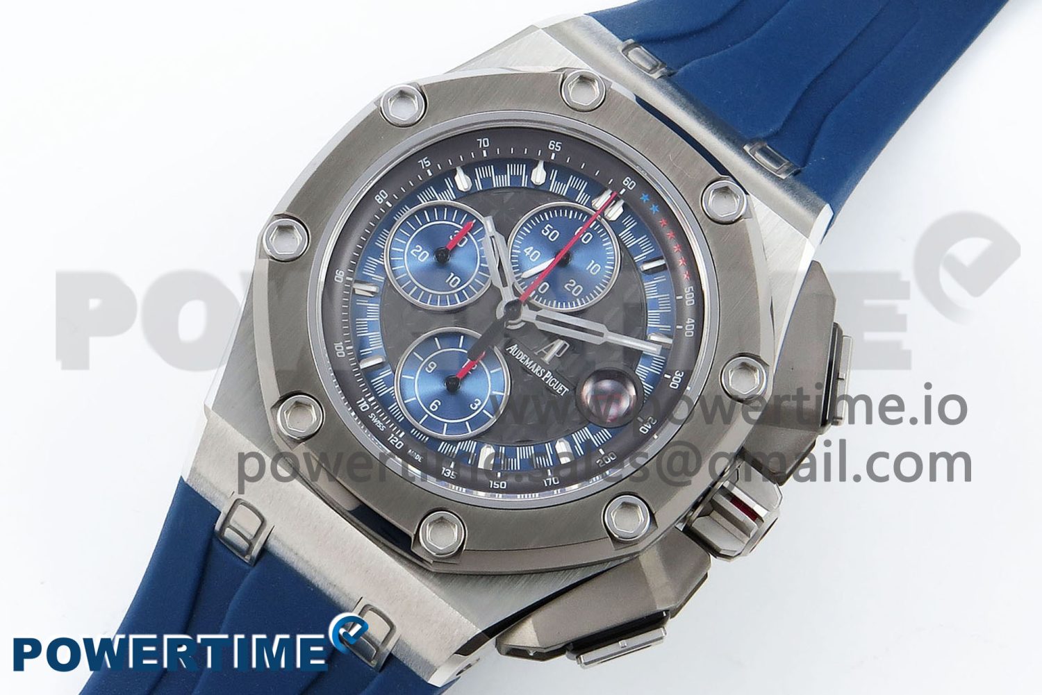 Royal Oak Offshore Schumacher APF Best Edition Gray/Blue Dial on Blue Rubber Strap A3126 - Image 2