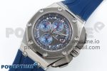 Royal Oak Offshore Schumacher APF Best Edition Gray/Blue Dial on Blue Rubber Strap A3126 - Image 2