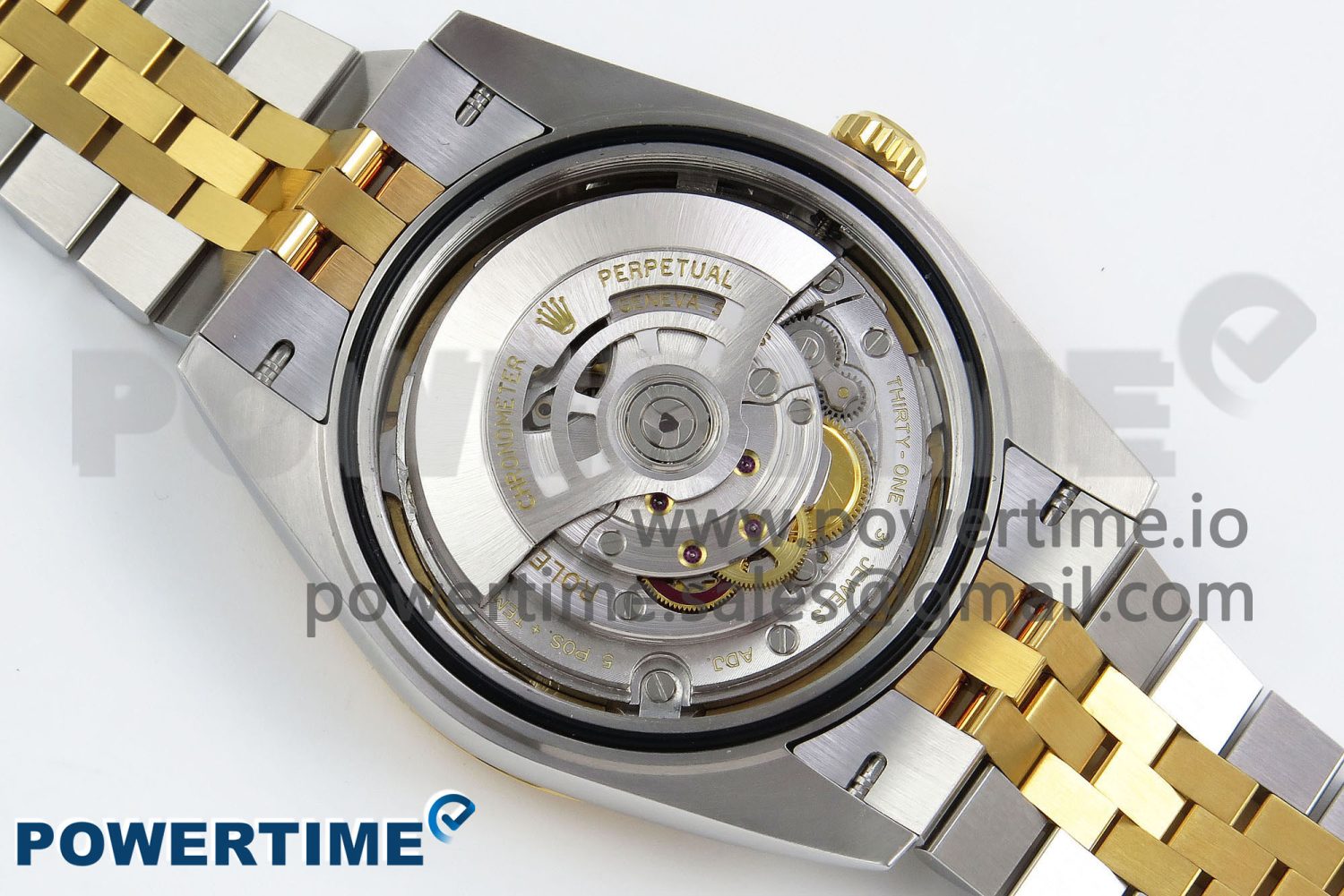DateJust 41 126333 Clean 1:1 Best Edition 904L Steel Gray Dial Green Roman Marker on SS/YG Oyster Bracelet VR3235 - Image 9