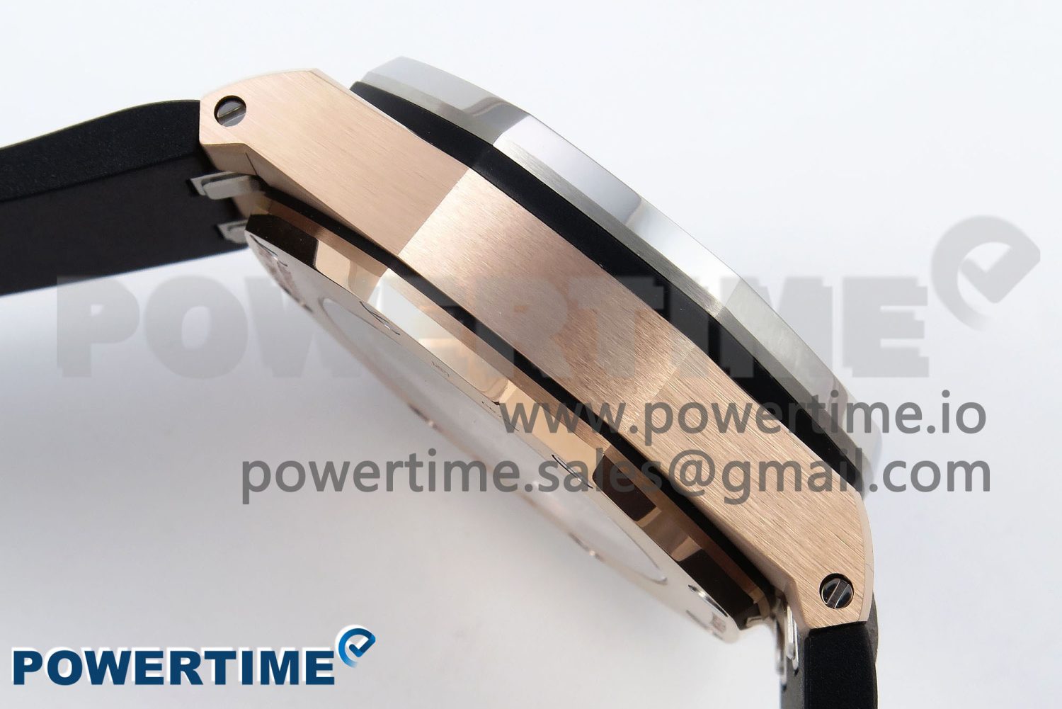 Royal Oak Offshore 43mm RG APF Best Edition Silver Dial on Black Rubber Strap A4401 - Image 7