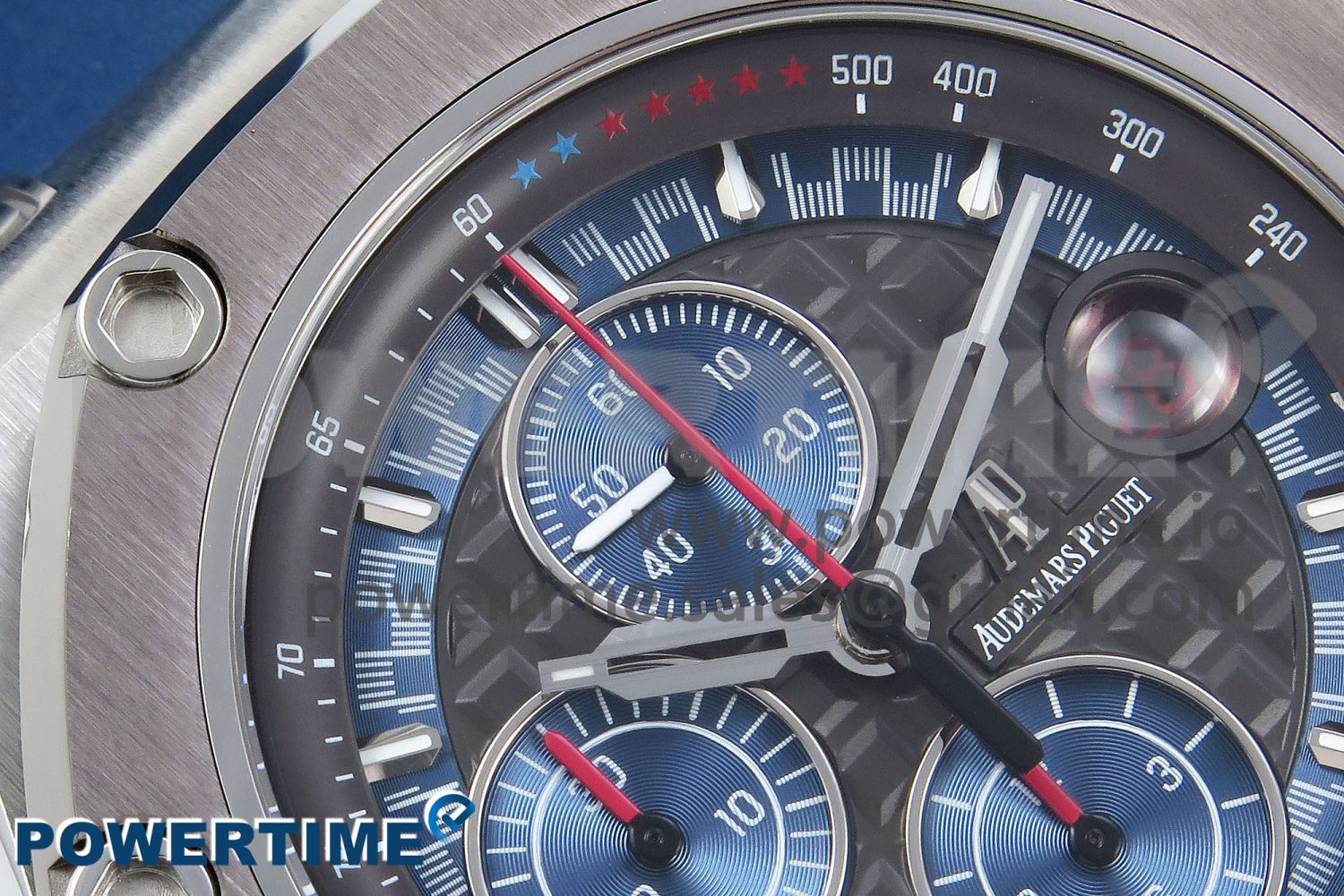 Royal Oak Offshore Schumacher APF Best Edition Gray/Blue Dial on Blue Rubber Strap A3126 - Image 4