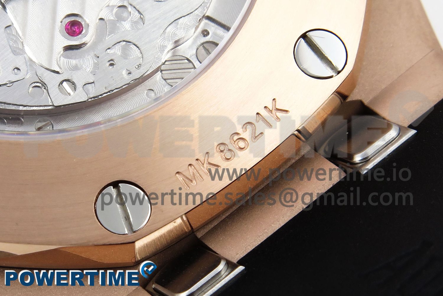 Royal Oak Offshore 43mm RG APF Best Edition Silver Dial on Black Rubber Strap A4401 - Image 12