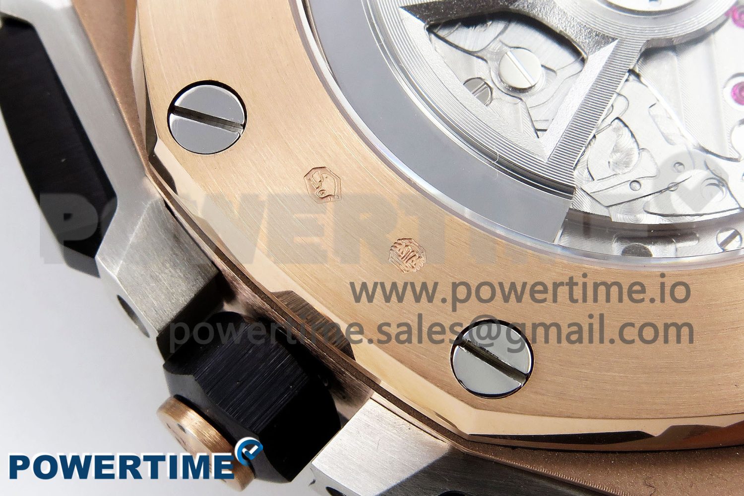 Royal Oak Offshore 43mm RG APF Best Edition Silver Dial on Black Rubber Strap A4401 - Image 13