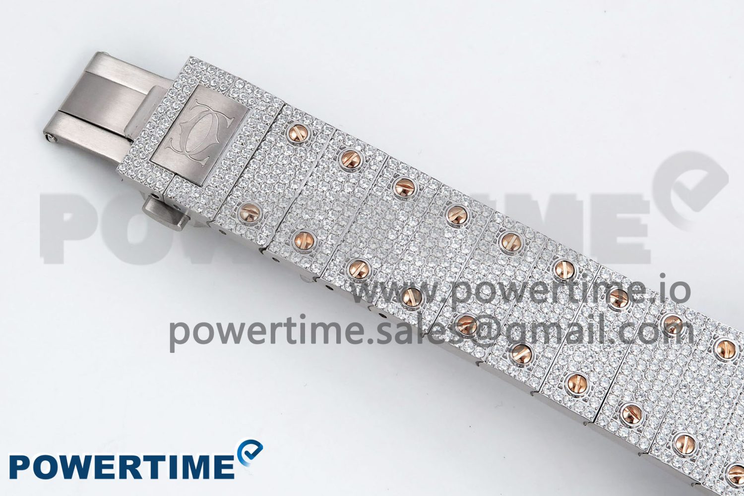 Santos De 40mm TWF 1:1 Best Edition SS Dial 904L SS/RG Case and Bracelet A2824 - Image 13