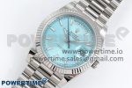 DayDate 40 228238 ARF 904L Steel Tiffany Blue Stick Dial on President Bracelet VR3255 - Image 2