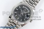 DayDate 40 228238 ARF 904L Steel Grey Stick Dial on President Bracelet VR3255 - Image 2